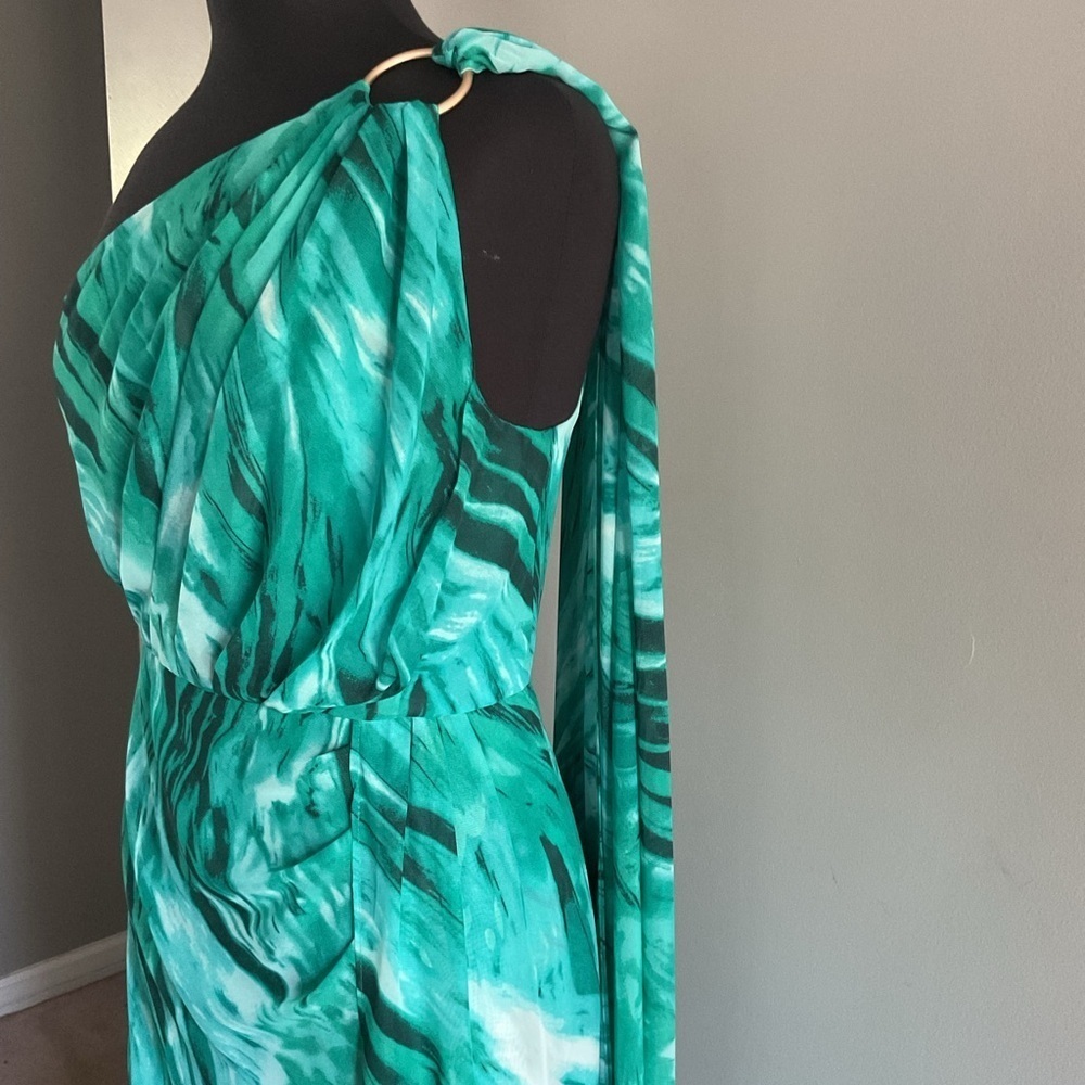Fashion Nova Green Combo Maxi Dress - Picture 3 of 7